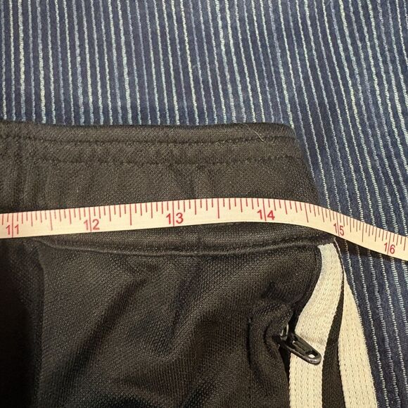 Adidas Joggers Mens M Black White Striped Athletic Pants Track Athleisure Sport - Picture 5 of 7